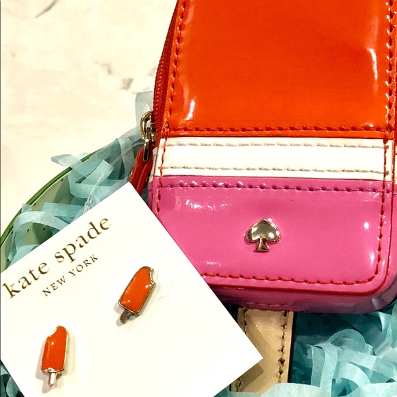 Kate Spade Flavor Month Coin Purse & Earrings - Picture 3 of 8